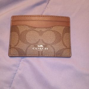 Coach credit card holder